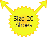 Size 20 shoes